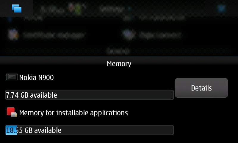 More Memory Apps Nokia N900