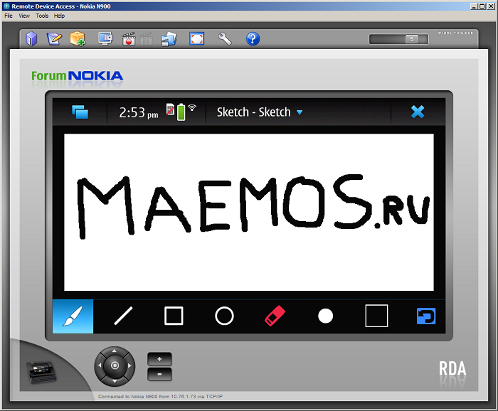 Remote Device Access RDA Nokia N900 Maemo
