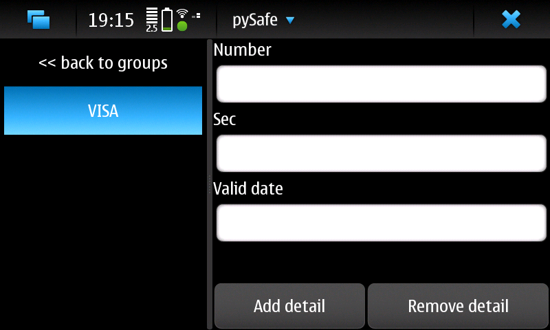 PySafe - безопасность личной информации на N900