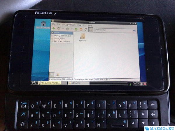 Ubuntu mobile 9.04 на Nokia N900