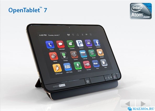 OpenTablet 7 - большая таблетка на Intel Moorestown 